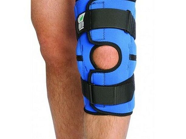 Fixation bandage to reduce the load on the knee joint during exacerbation of osteoarthritis