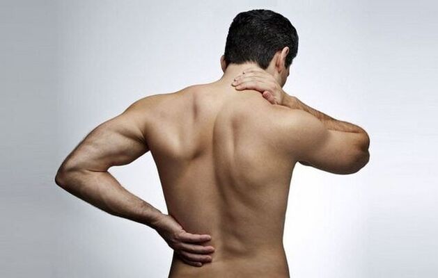 pain under left shoulder blade radiating to lower back