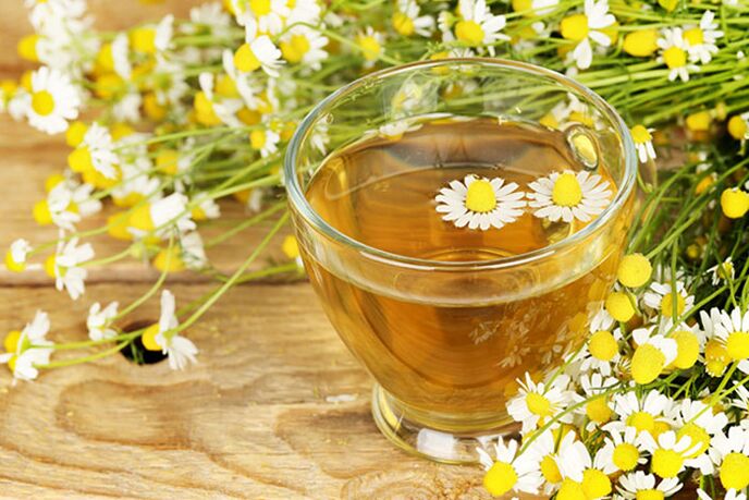 chamomile decoction for ankle osteoarthritis