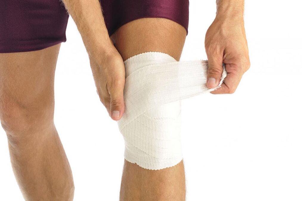 indication for use of the gel - knee injury